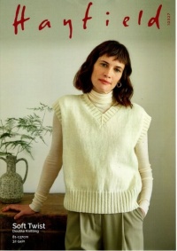 Knitting Pattern - Hayfield 10327 - Soft Twist DK - Ladies Vest